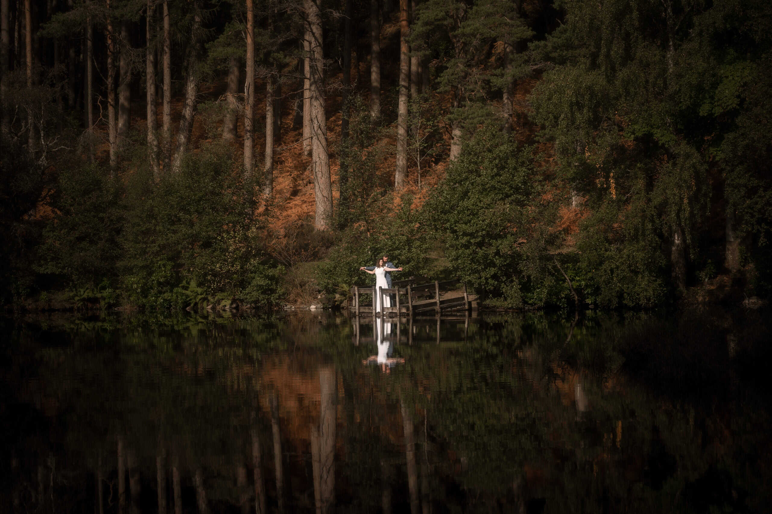 Glencoe landscape elopement