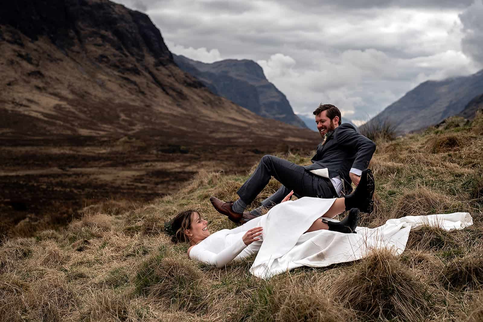 Oops - couple fallen over